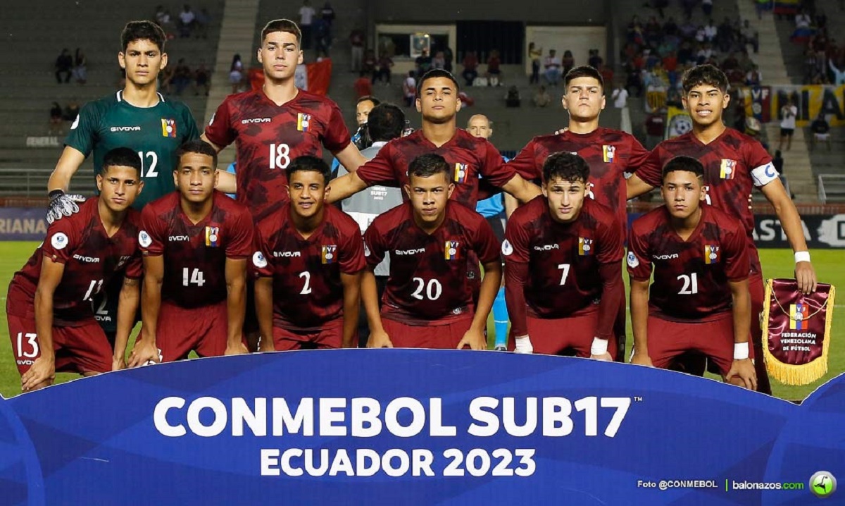 Así jugará Venezuela en el Hexagonal Final del Sudamericano sub 17 El